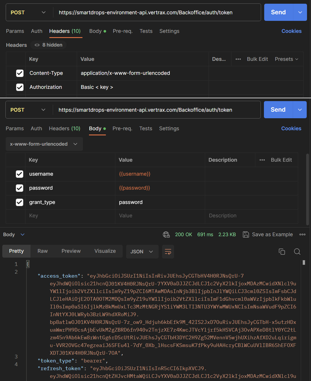 Smartdrops API &l Writebacks (WB) Reference